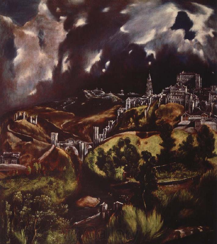 El Greco utsik over toledo